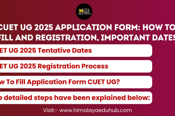 CUET UG 2025 Application Form