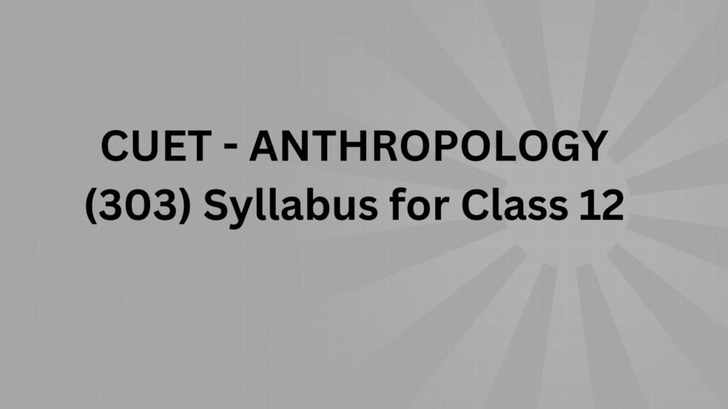 ANTHROPOLOGY