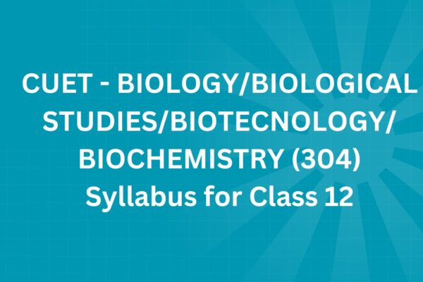 BIOLOGY/BIOLOGICAL STUDIES/BIOTECHNOLOGY/ BIOCHEMISTRY-304