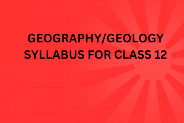 GEOGRAPHY/GEOLOGY-313 Syllabus