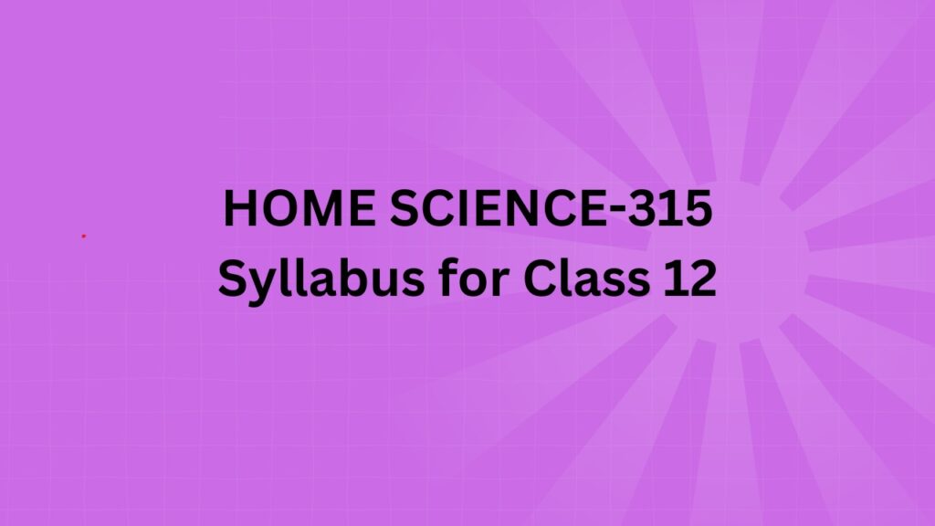 Home Science