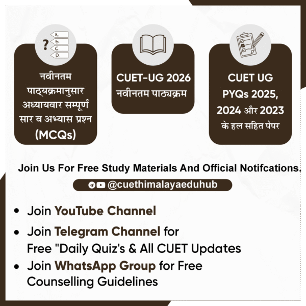 CUET UG Geography 2026 - Image 6